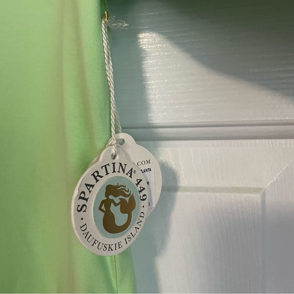 Spartina 449 Taylor Jersey Dress Pistachio Green NWT - Picture 7 of 10